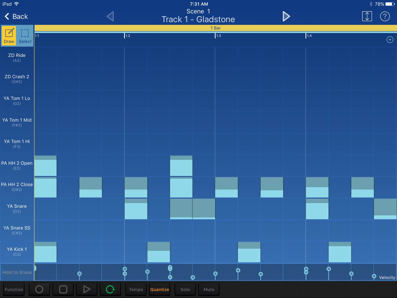 KORG Gadget screenshot KORG Gadget screenshot