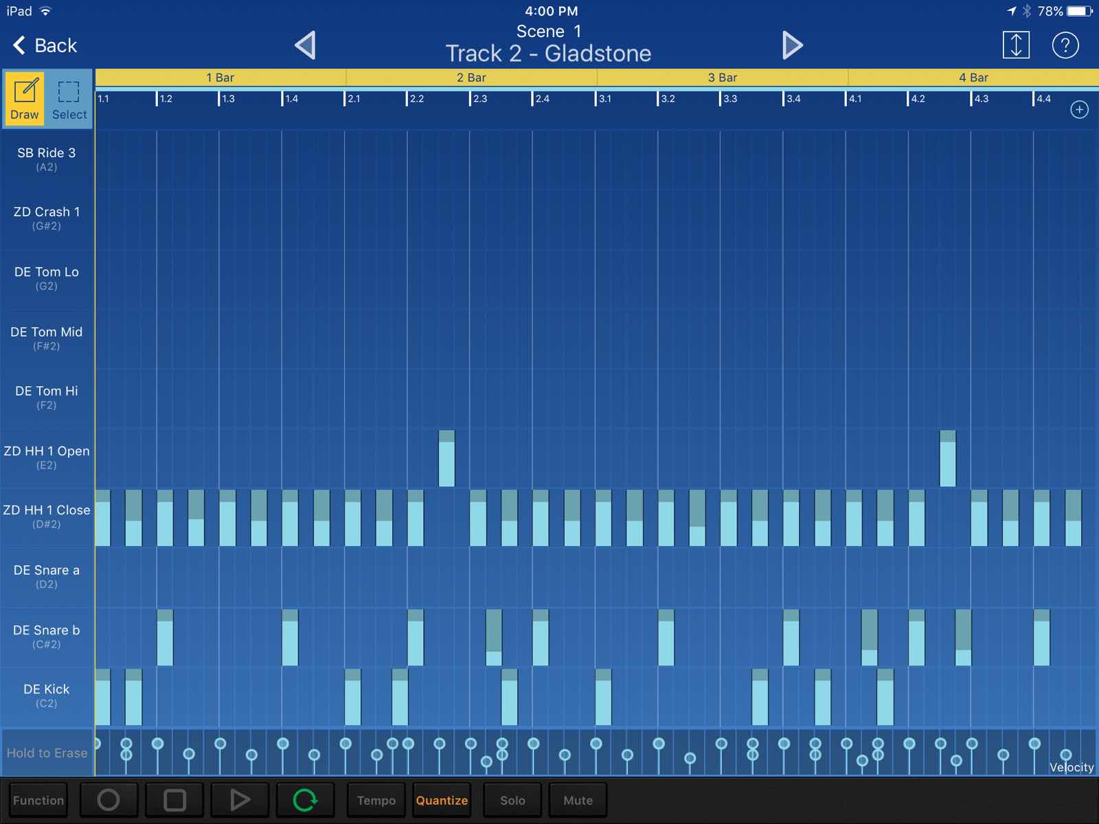 KORG Gadget screenshot KORG Gadget screenshot